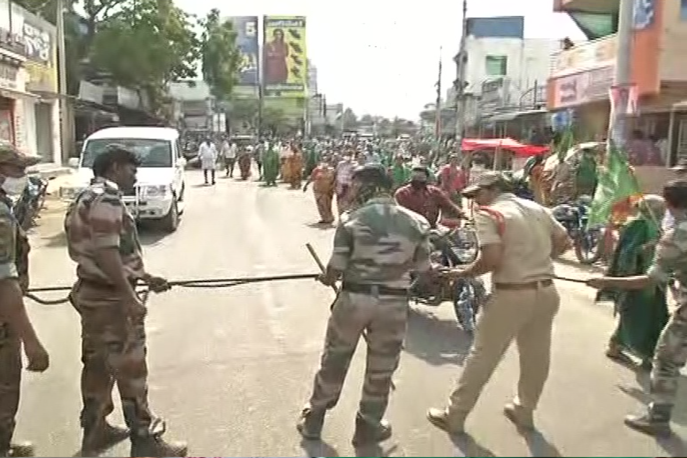 రాజధాని గ్రామాల్లో మరోసారి ఉద్రికత