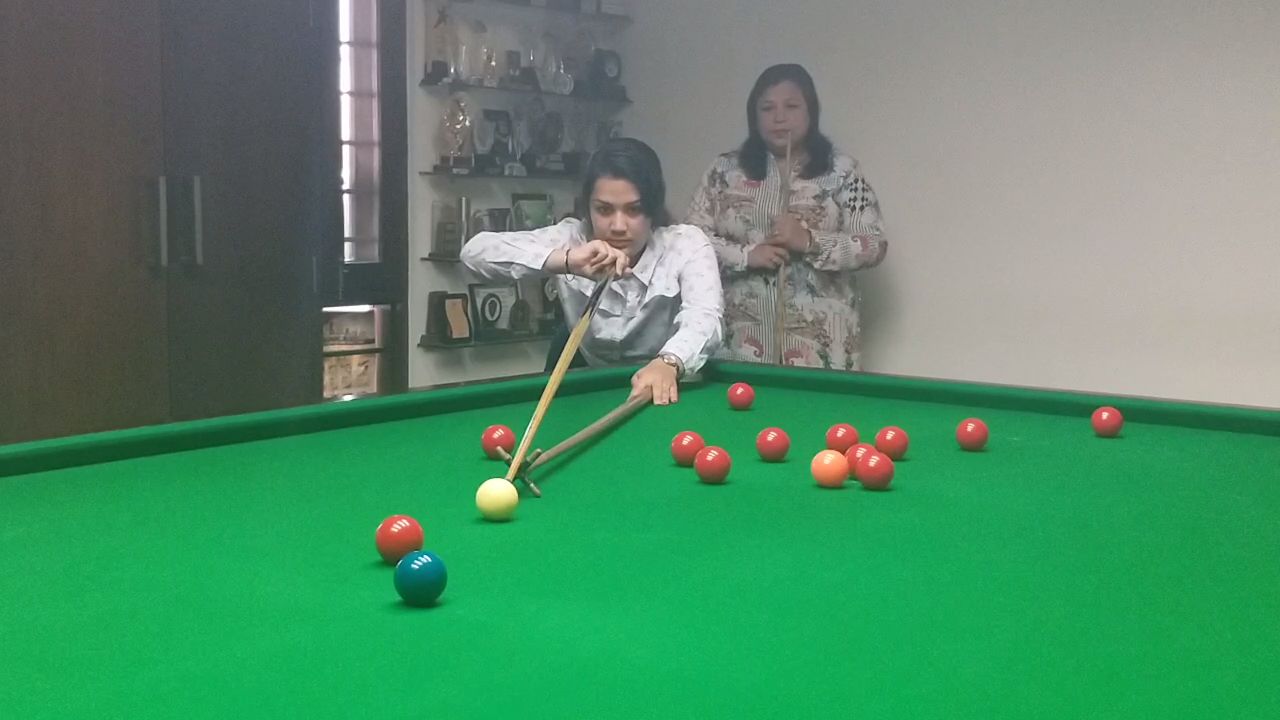 International player of billiards in Bhilwara Pooja Galludia, Latest news of Bhilwara, Snooker billiards game rajasthan