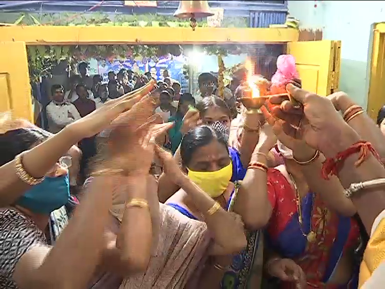 Temples in Adilabad are jam-packed on Shivratri