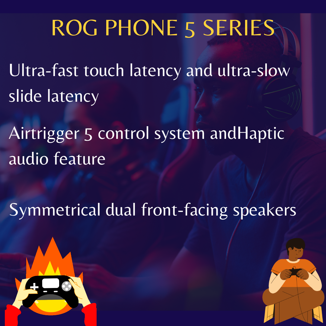 ROG Phone 5 series smartphones, ROG Phone 5 series features