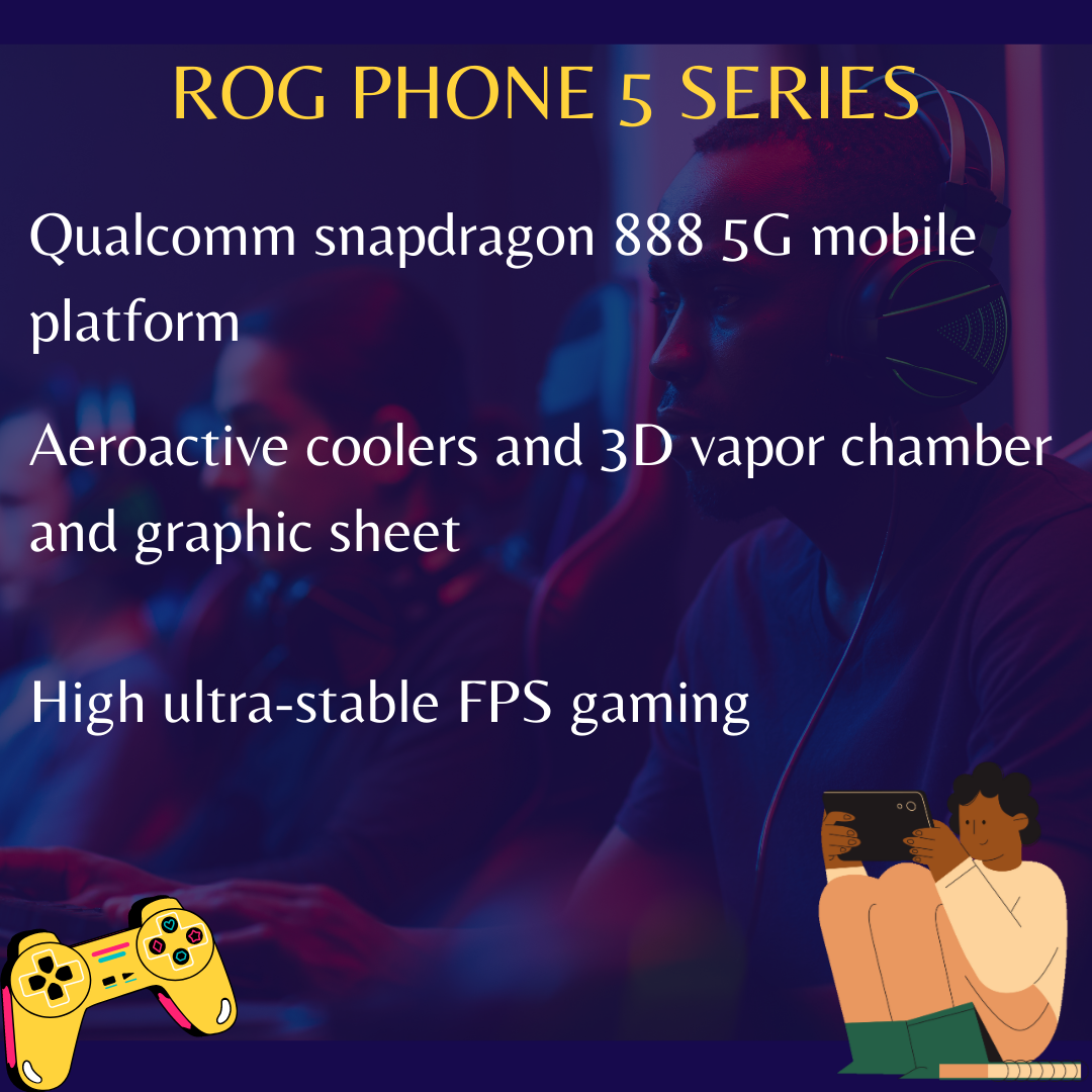 ROG Phone 5 series smartphones, ROG Phone 5 series features