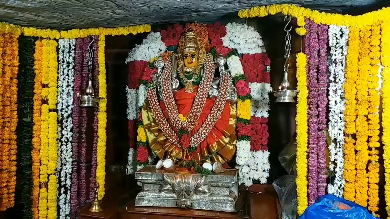 Mahashivaratri celebrations are in full swing in Yedupayal in Medak district. Minister Harish Rao on behalf of the state government presented silk garments to Vana Durga Bhavani Mata for the occasion