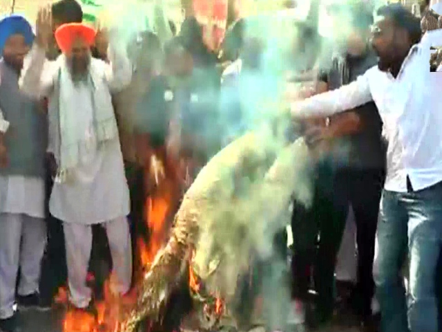 Farmers In Haryana Protest Outside BJP MLA's Residence