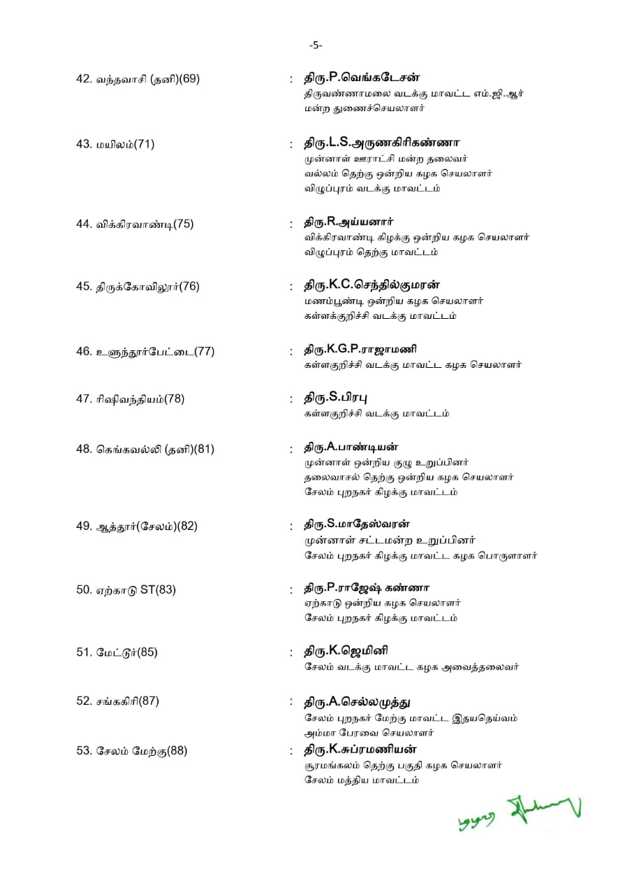 AMMK Candidate List 3, AMMK Candidate List 3rd release, அமமுக வேட்பாளர்கள் பட்டியல், அம்மா மக்கள் முன்னேற்ற கழகம், டிடிவி தினகரன், ttv dhinakaran, amma makkal munetra kazhagam