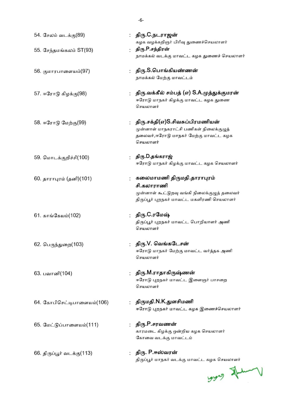 AMMK Candidate List 3, AMMK Candidate List 3rd release, அமமுக வேட்பாளர்கள் பட்டியல், அம்மா மக்கள் முன்னேற்ற கழகம், டிடிவி தினகரன், ttv dhinakaran, amma makkal munetra kazhagam