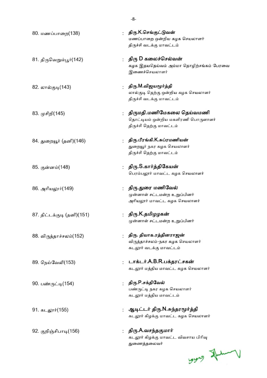 AMMK Candidate List 3, AMMK Candidate List 3rd release, அமமுக வேட்பாளர்கள் பட்டியல், அம்மா மக்கள் முன்னேற்ற கழகம், டிடிவி தினகரன், ttv dhinakaran, amma makkal munetra kazhagam