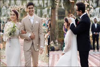 Ira-Nupur Udaipur wedding: Aamir Khan adjusts daughter's veil as they walk down the aisle
