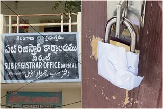 Municipal Officials Seized Government Office In Nirmal