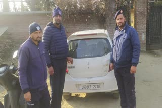 fake registration car seized in Shopian