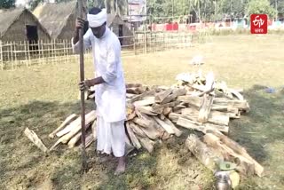 Bogali Bihu Preparation