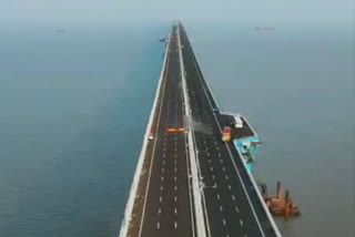 country's largest sea bridge Atal Bihari Vajpayee Sewri-Nhava Sheva Atal Setu,