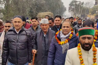 Harish Rawat Pad yatra