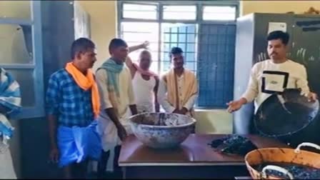 Gram Panchayat office  Outrage of the villagers  ಗ್ರಾಮಸ್ಥರ ಆಕ್ರೋಶ  ಗ್ರಾಪಂ ವಿರುದ್ಧ ಆಕ್ರೋಶ