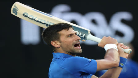 Australian cricketer Steve Smith impressed Serbian Tennis Star Novak Djokovic on Thursday with a his Tennis skills.