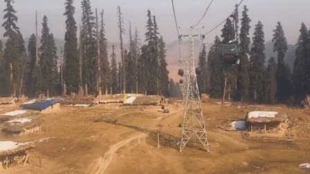 Etv Bharatdry-weather-turns-gulmarg-into-desert-during-winter