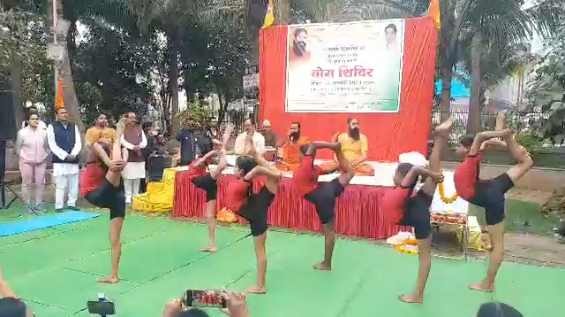 Yoga camp organized in Raipur