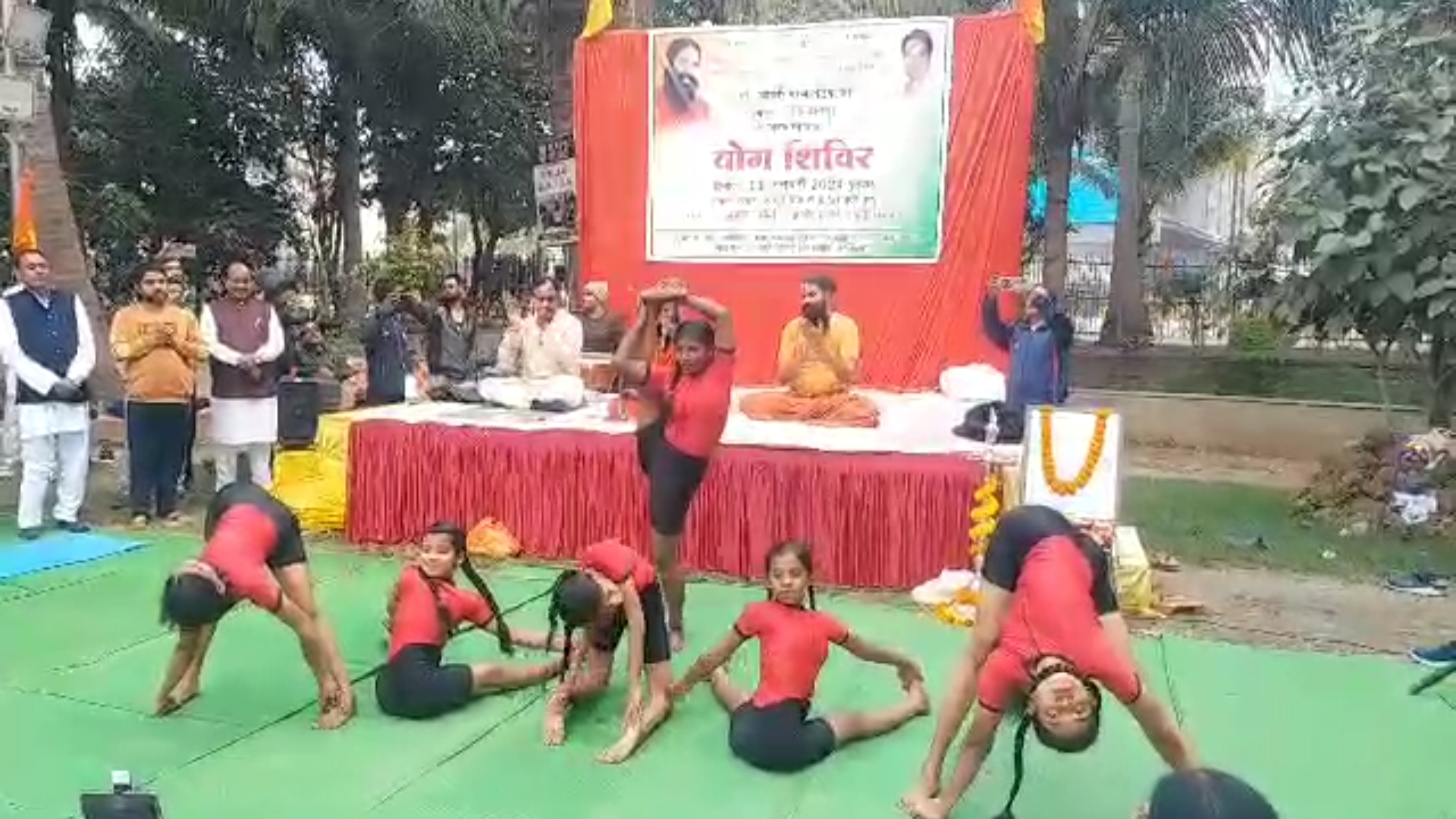 Yoga camp organized in Raipur