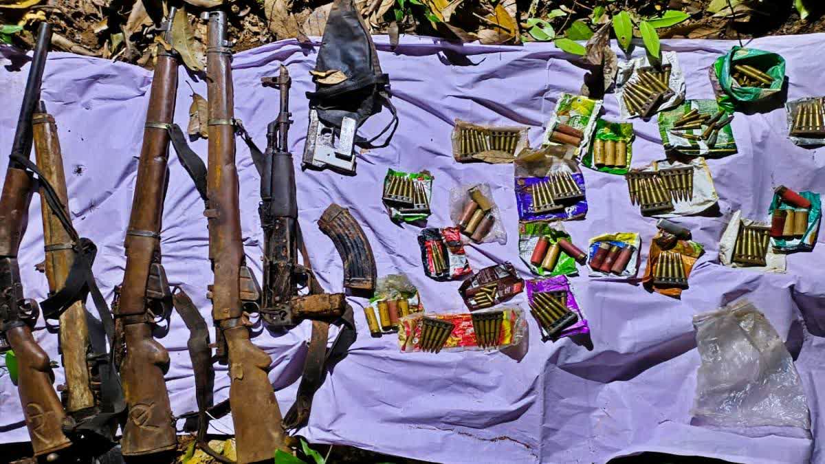 naxalites weapons seized