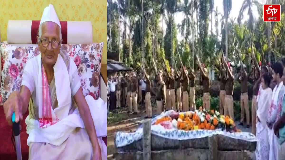 Freedom fighter Satyalata Gogoi pays tribute with state honours