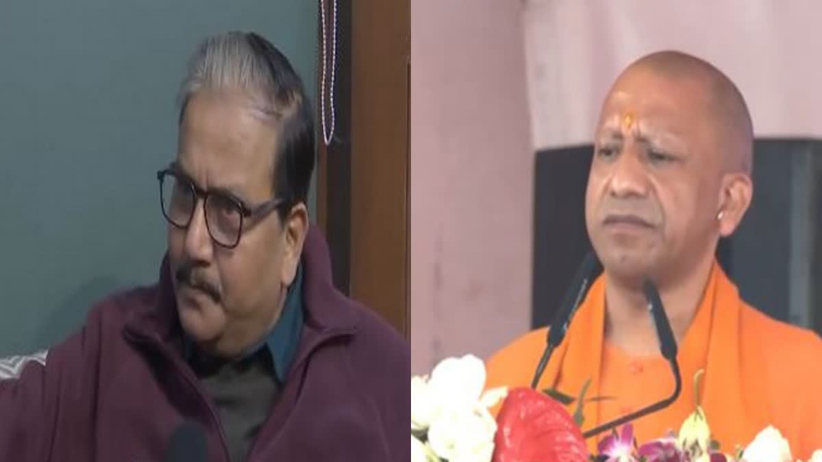 RJD MP MANOJ JHA  RJD MP CRITICIZE UP GOVT  UP GOVT RAM MANDIR ANNIVERSARY  രാംലല്ല പ്രാണപ്രതിഷ്‌ഠ വാര്‍ഷികം