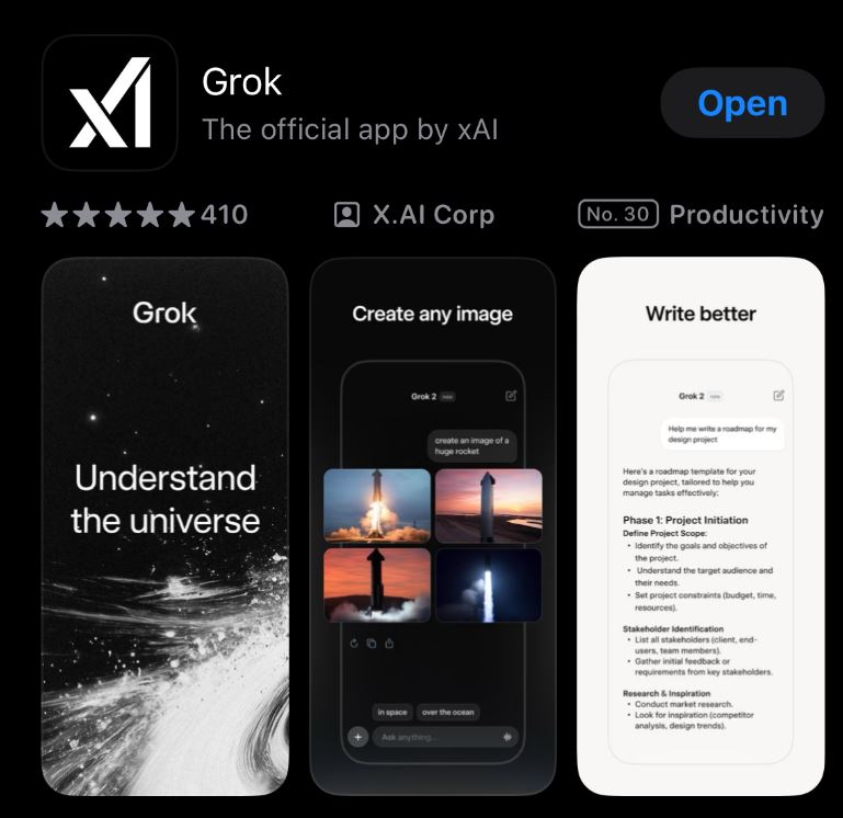 X introduces Grok AI Chatbot app