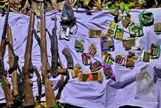 naxalites weapons seized