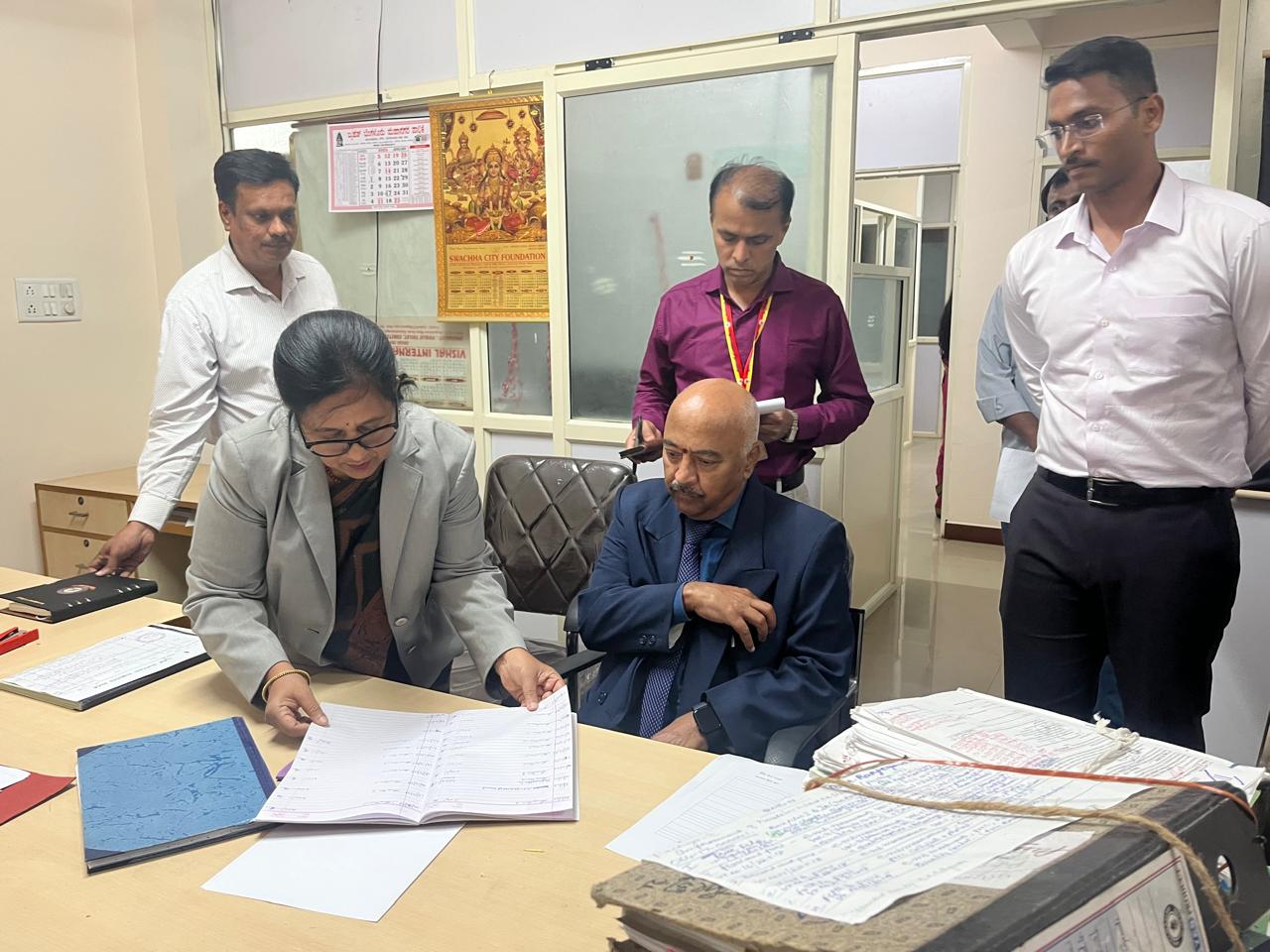 lokayukta inspected in bbmp office