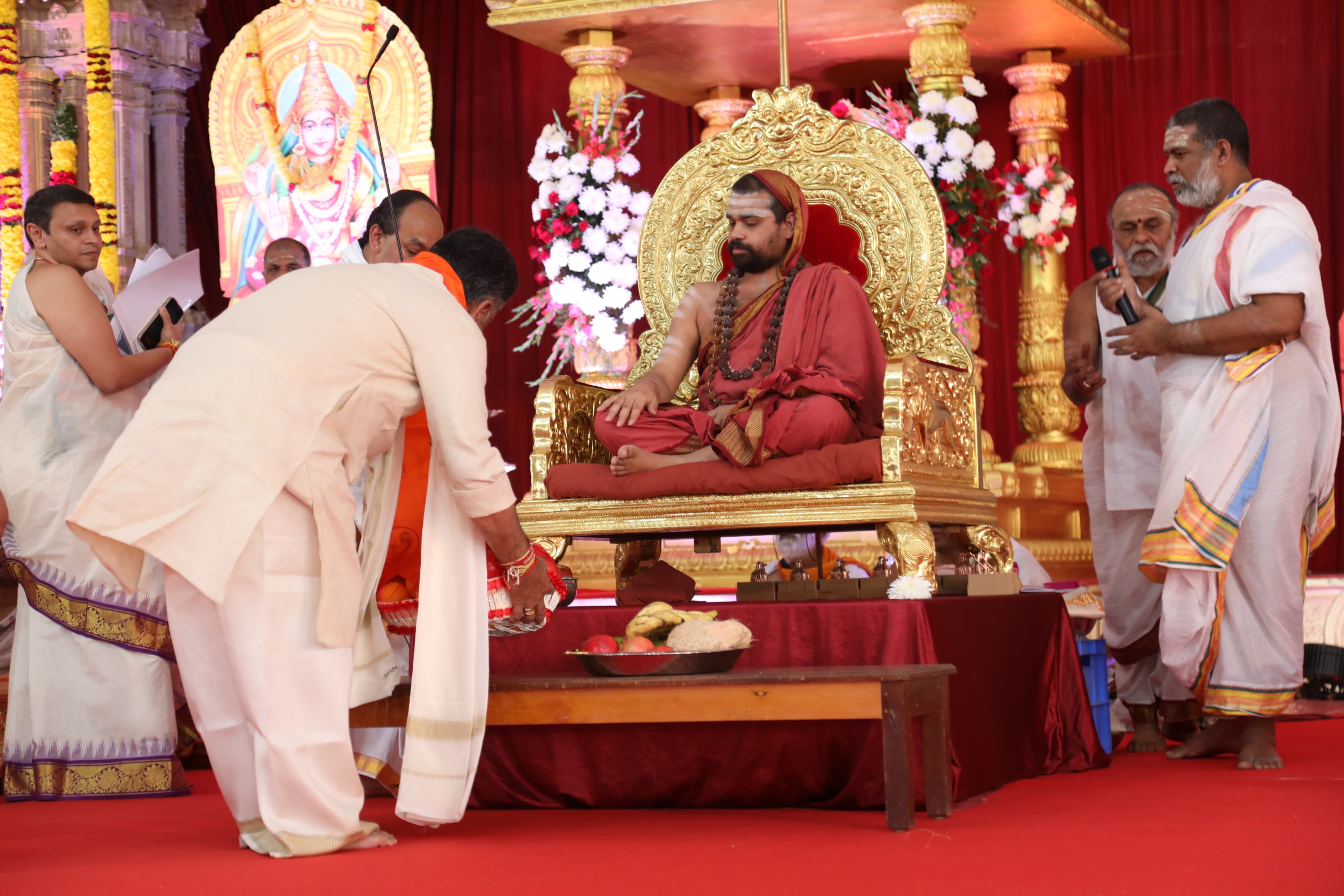 ಶೃಂಗೇರಿಯಲ್ಲಿ ಡಿಸಿಎಂ ಡಿ.ಕೆ.ಶಿವಕುಮಾರ್