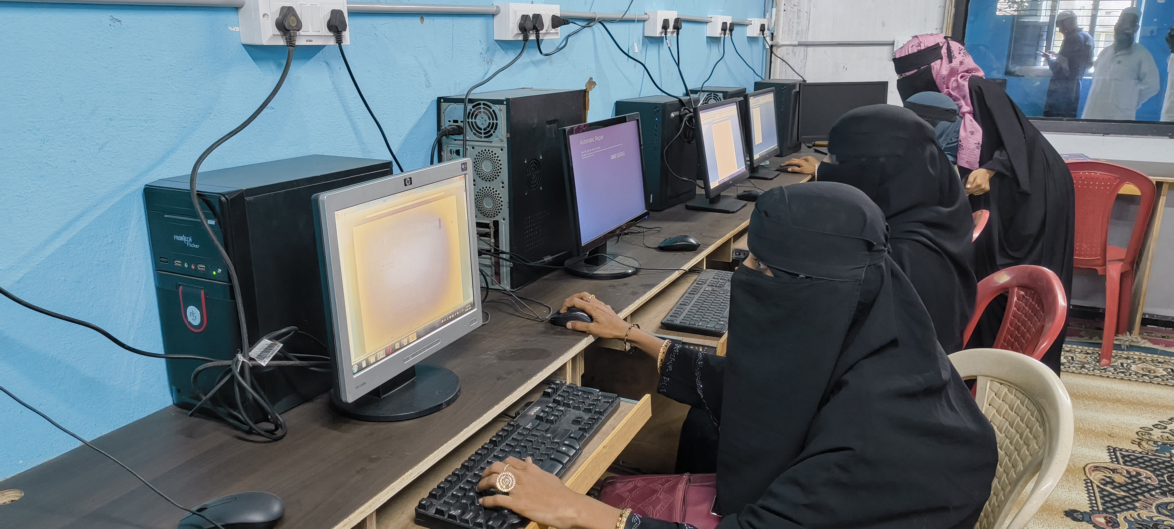 Women pursuing computer education