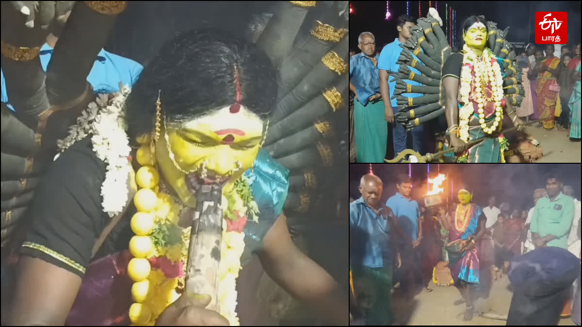 agni kaliamman temple festival in pudukkottai