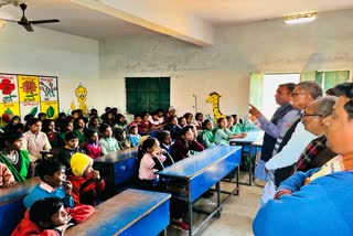 BJP workers in School classes