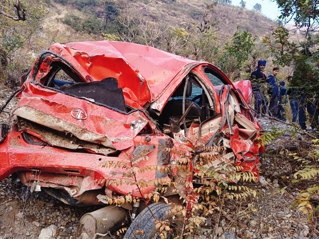 Car Accident In Sirmaur