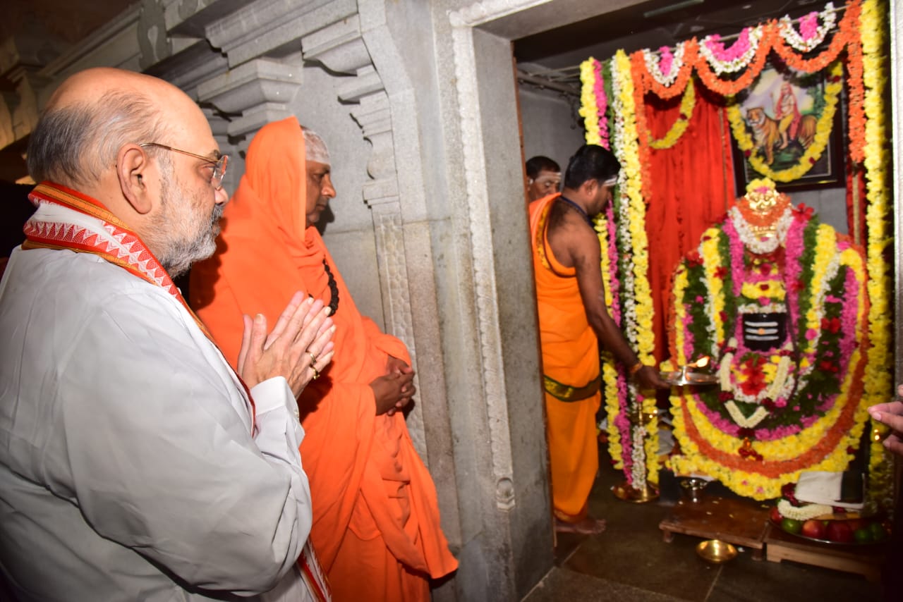 ಸುತ್ತೂರು ಮಠದಲ್ಲಿ ಅಮಿತ್ ಶಾ ಭಾಗಿ