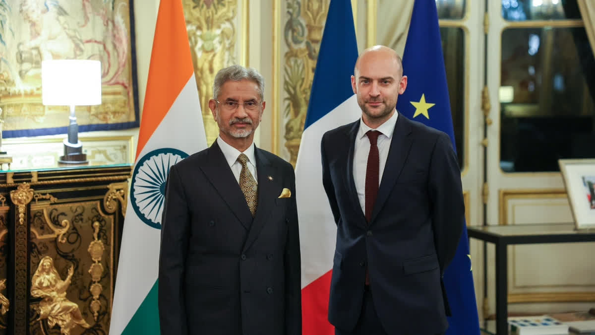 External Affairs Minister S Jaishankar has met his French counterpart Jean-Noel Barrot on Tuesday