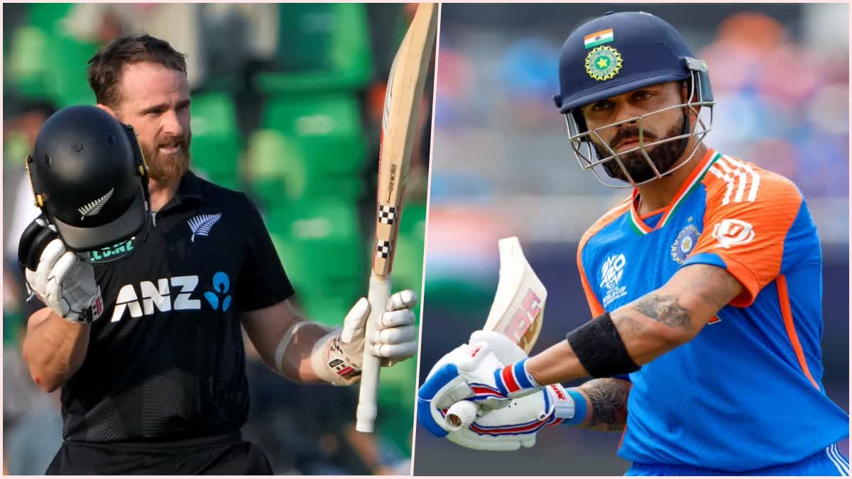 Kane Williamson and Virat Kohli