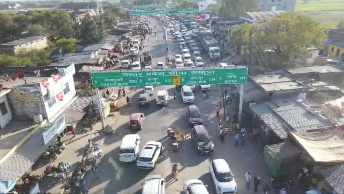 REWA TRAFFIC JAM CLEARED