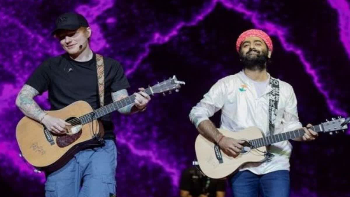 Arijit Singh and Ed Sheeran