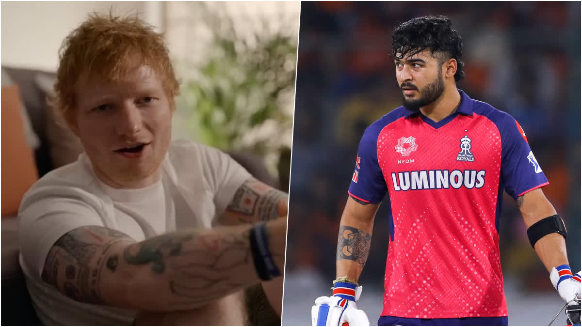 Ed Sheeran and riyan parag