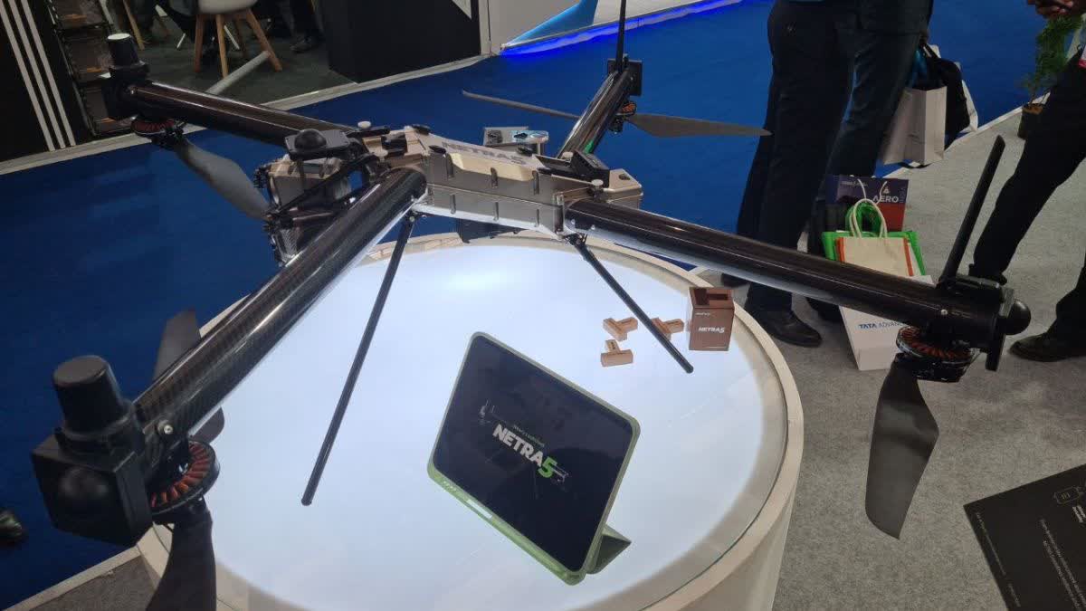 IdeaForge showcased its NETRA 5 drone