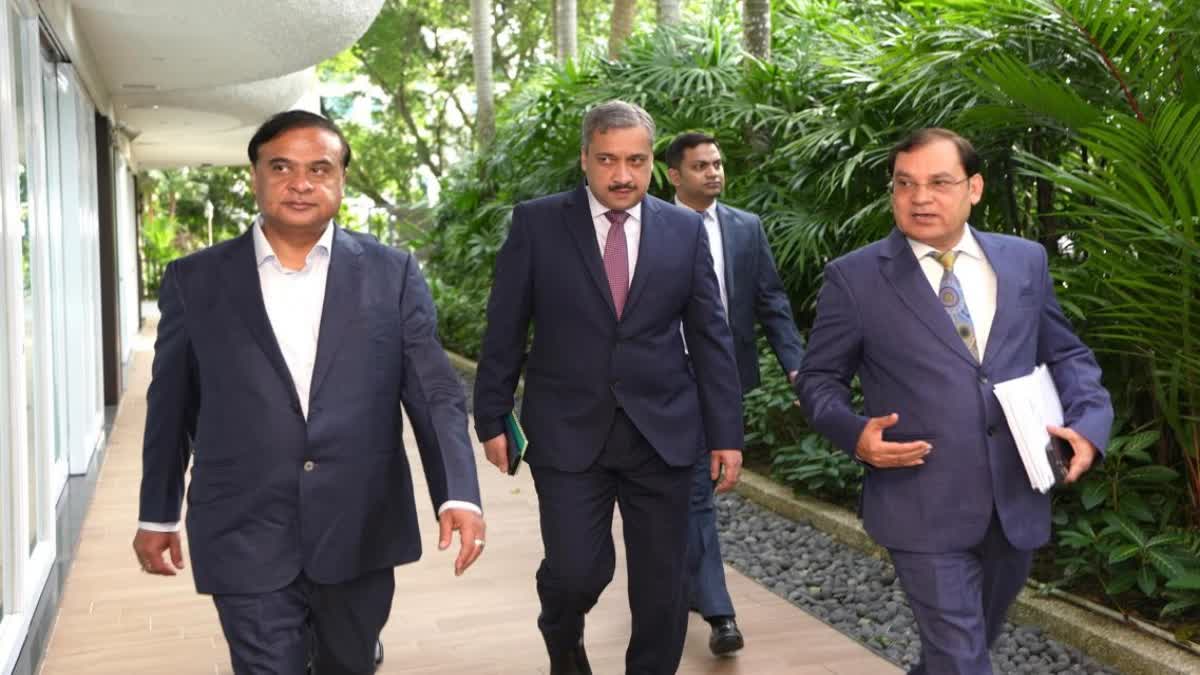 CM Himanta Biswa Sarma meets Singapore President