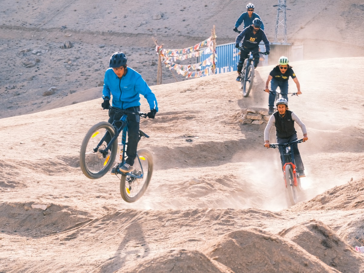 Disko Valley In Ladakh Where Bikers Explore Terrains And Artists Play With Colours
