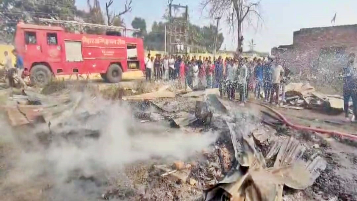 fire at lodge IN purnea