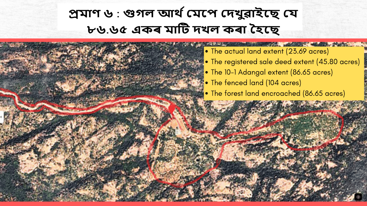 Peddireddi forest land encroachment