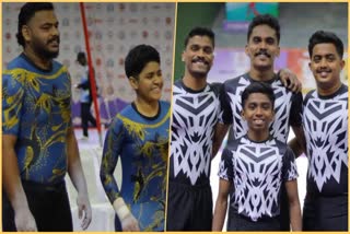 KERALA WINS IN GYMNASTICS  ദേശീയ ഗെയിംസ്  ദേശീയ ഗെയിംസ് കേരളം  NATIONAL GAMES KERALA TEAM