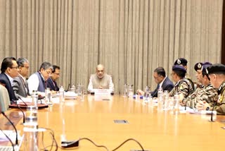 Union Home Minister Amit Shah held a high-level meeting on the security of Jammu and Kashmir