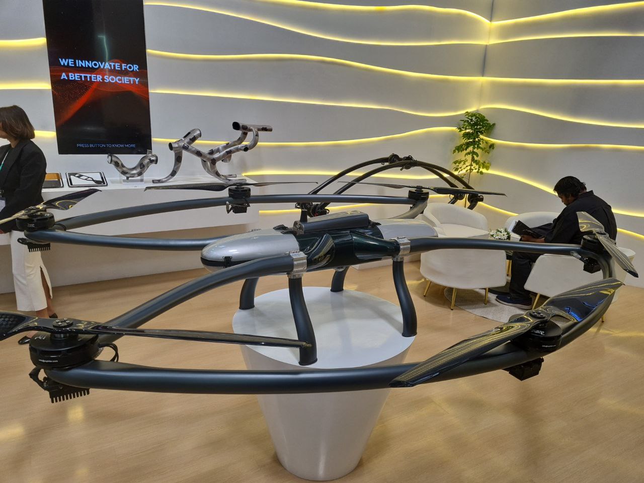 Raphe mPhibr is developing surveillance and logistics drones