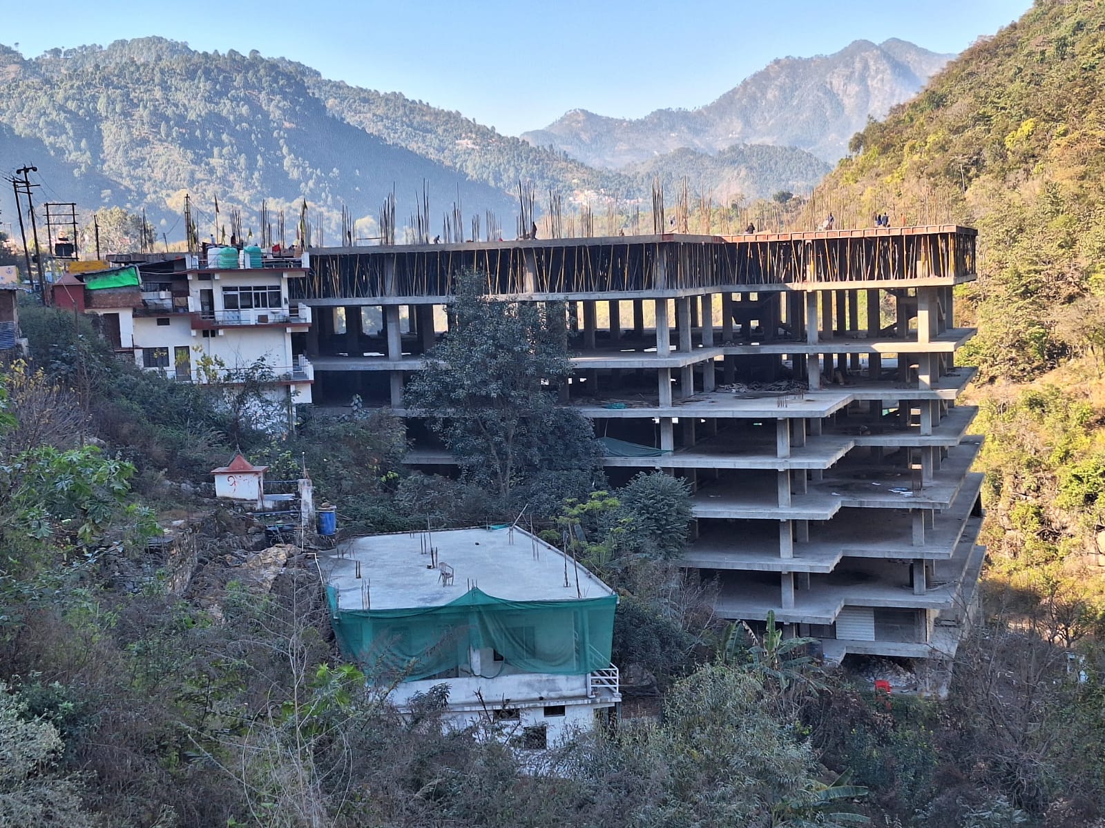 Ten Story Building Construction Rudraprayag