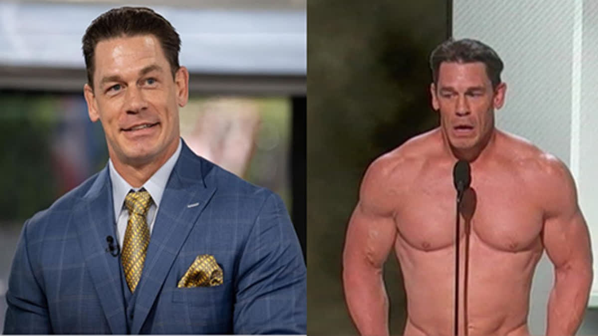 John Cena's Almost Nude Cameo at Oscars Turns into a Meme Fest