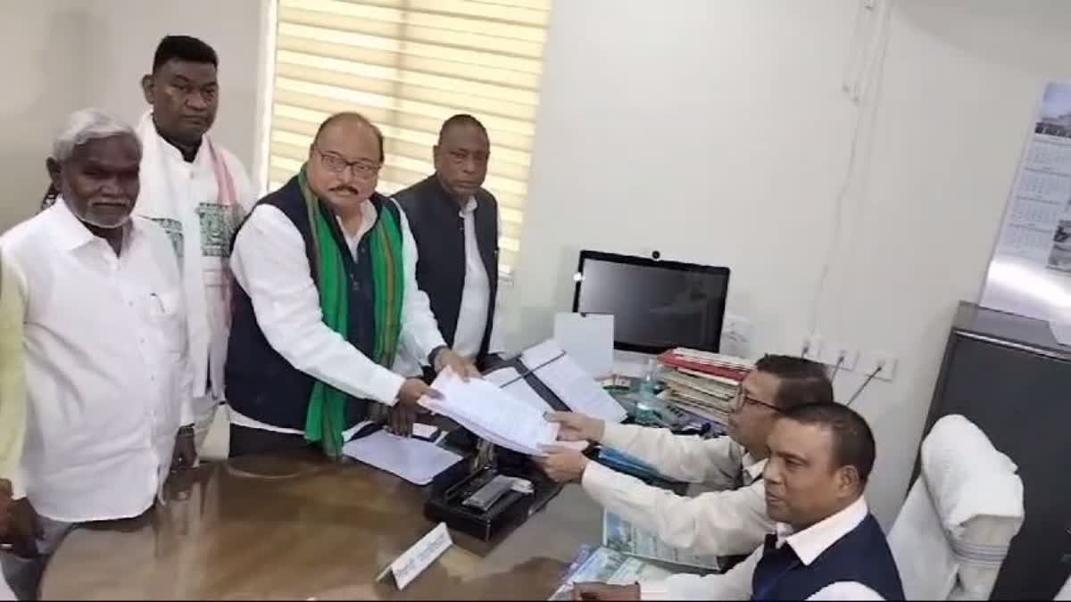 Sarfaraz Ahmed filed nomination from INDIA Alliance for Rajya Sabha elections in Jharkhand
