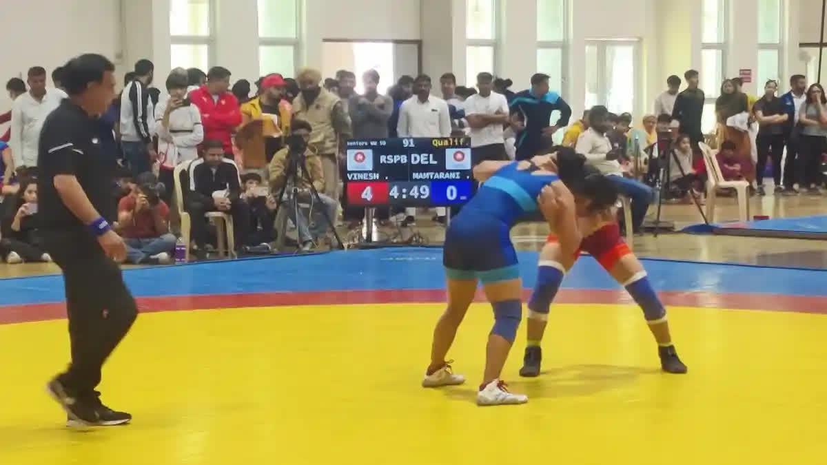 Drama during wrestling trials